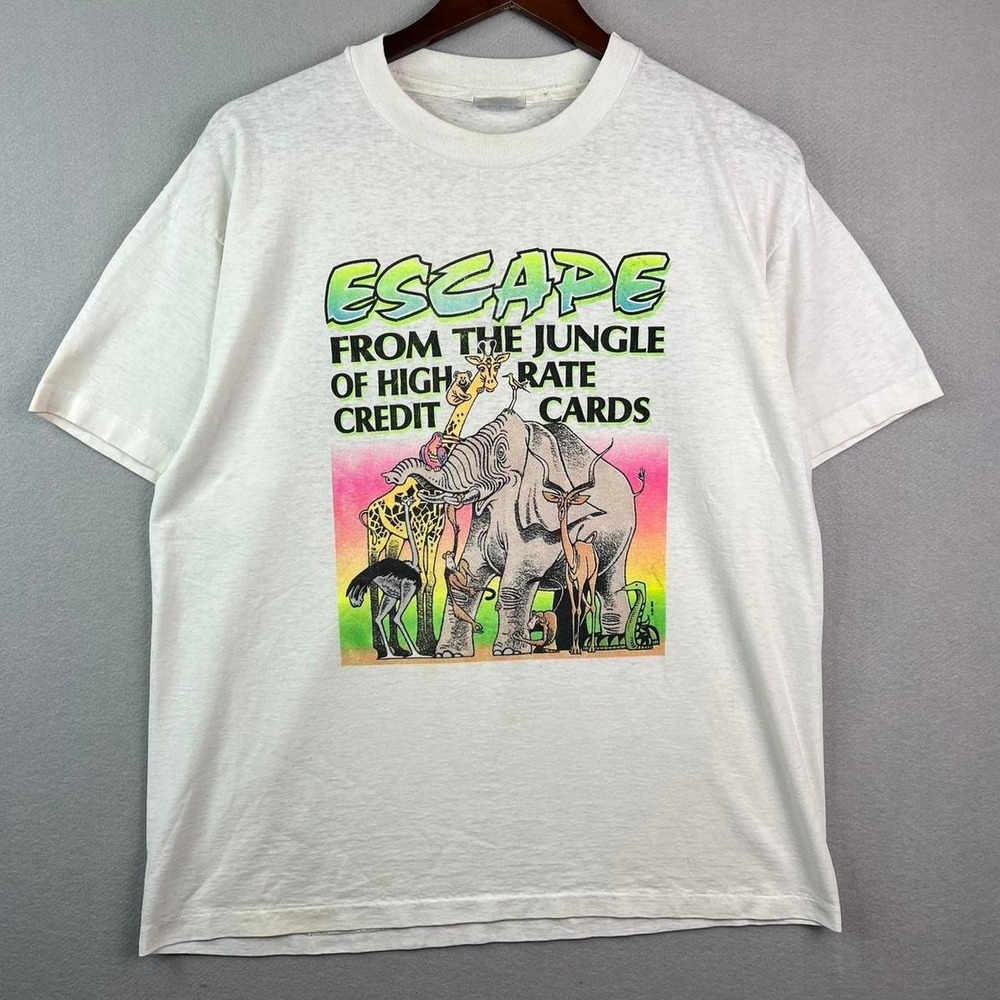 Vintage Brevard Zoo Credit Card Tee Shirt